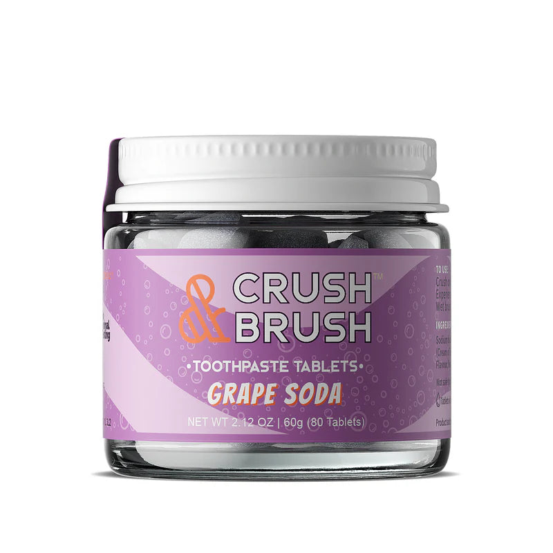 Crush & Brush toothpaste tablets