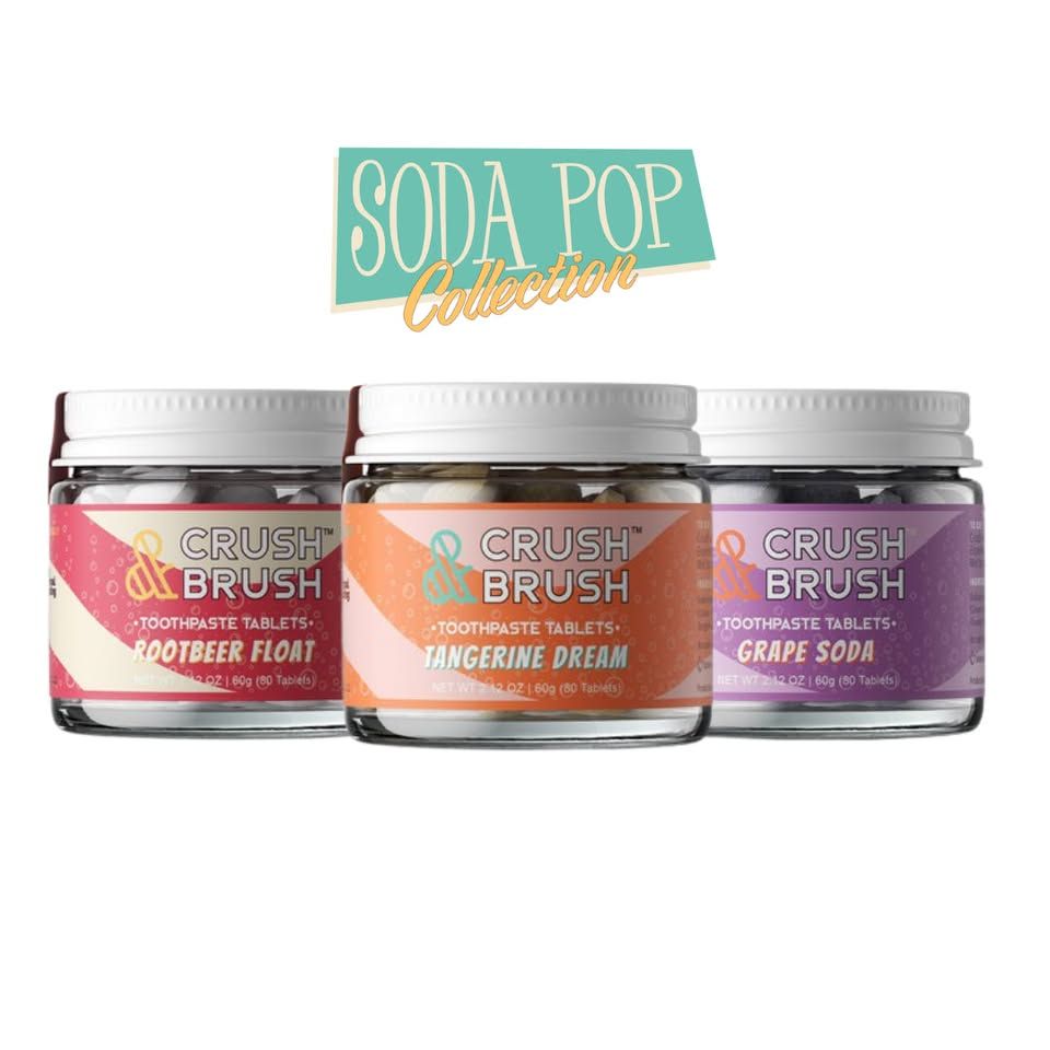 Crush & Brush toothpaste tablets