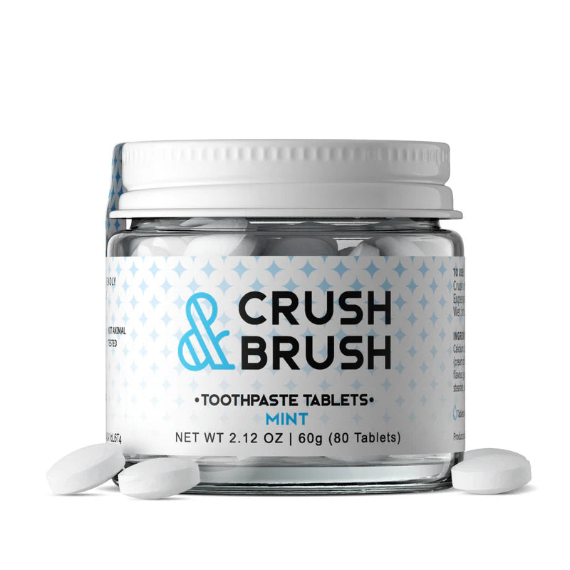 Crush & Brush toothpaste tablets